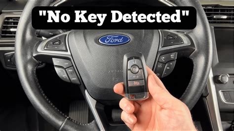 ford fusion 2018 starting with dead key fob